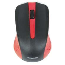 Мышь OMEGA OM-05R optical red (OM05R): Интерфейс подключения проводная USB