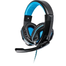 Наушники Gemix W-360 Black/Blue: Тип конструкции полноразмерные