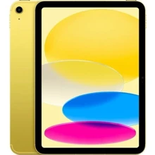 Планшет Apple iPad 10 10.9" 2022 Wi-Fi + LTE 64GB Yellow (MQ6L3RK/A): Экран 10.9" Liquid Retina (2360x1640 точек) Multi-Touch c подсветкой LED и технологией IPS / Яркость 500 кд/м² / Олеофобное покрытие / Технология True Tone