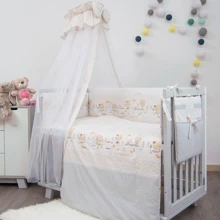 Постельный комплект 8 эл. Twins Sweet 4053-SW-017, Nice day, бежевый: Тип постельный комплект