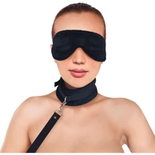 Набір нашийник з повідцем та маска Art of Sex - Soft Touch Light, Чорний: Виробник Art of Sex