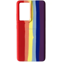 Аксесуар для смартфона Mobile Case Silicone Cover Shield Camera Rainbow Red / Purple for Samsung A725 Galaxy A72: Сумісність Samsung A725 Galaxy A72 / A726 Galaxy A72 5G