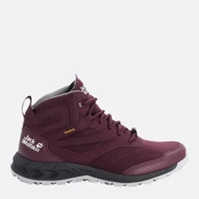 Ботинки Jack Wolfskin Woodland Texapore Mid W 4039231-2826 37 бордовые текстиль демисезон: undefined undefined