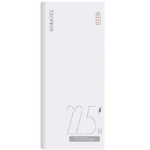 Внешний аккумулятор Romoss Power Bank 20000mAh SENSE6F 22.5W White (PPH80-611-1133H): Количество USB 3