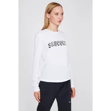 Спортивный лонгслив Saucony Stopwatch Long Sleeve (800272-WHSC) 44 белый: Сезон Всесезон