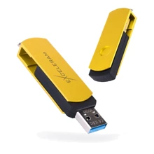 USB-флешка eXceleram 16GB P2 Series USB 3.1 Gen 1 Yellow2/Black (EXP2U3Y2B16): Стандарт USB USB 3.1