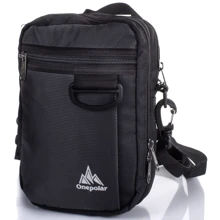 Чоловіча сумка через плече Onepolar чорна (W3023-black): Стать Чоловік