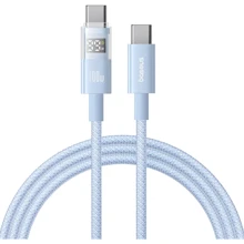 Кабель Baseus Cable USB-C to USB-C Display 2 Fast Charging 100W 1m Blue (P10382702311-00): Тип USB-C - USB-C