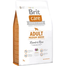 Сухий корм для дорослих собак середніх порід Brit Care Adult Medium Breed Lamb & Rice 3 кг (8595602509935): Тип Сухий корм