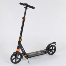 Самокат двухколёсный алюминиевый Best Scooter черный (030692): Количество колес 2