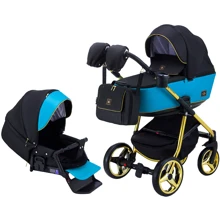 Коляска 2 в 1 Adamex Barcelona Polar (Gold) BR608 (624634): Тип коляски универсальная коляска (2-в-1)