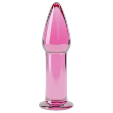 Анальная пробка LoveToy Glass Romance Dildo GS12 Pink: Для кого Унисекс