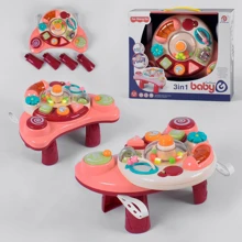 Игровой центр 3в1, пищалка, трещотка, свет, звук (898-2101): Производитель Noname
