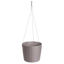Горшок для цветов Prosperplast Rato Round WS 8.9 л бежевый с цепочкой: Производитель Prosperplast