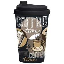 Склянка HEREVIN Cup-Coffee Time 0.34 л (161912-020): Тип Стакан для латте