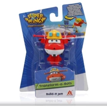 Игрушка-трансформер Super Wings Transform-a-Bots Build-It Jett Джетт строитель (EU730011): Тип игрушки Робот-самолет