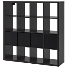 Стеллаж с 4 вставками ІКЕА KALLAX 147х147 см (390.305.91): undefined undefined