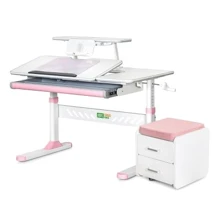 Комплект S ErgoKids TH-320 Pink парта + тумба (TH-320 + BD C3_PINK): Возраст ребенка от 5-ти лет