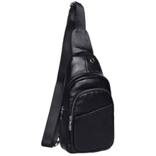 Чоловіча сумка-слінг Keizer чорна (K1693-black): Стать Мужской
