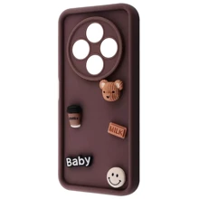 Чохол для телефона Mobile Case Pretty Things Brown/Bear for Xiaomi Redmi 14C 4G / A4 / Poco C75 4G: Сумісність Xiaomi Redmi 14C 4G / A4 / Poco C75 4G