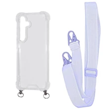 Аксесуар для смартфона WAVE Clear Case with Strap Light Purple для Samsung S921 Galaxy S24: Сумісність Samsung S921 Galaxy S24