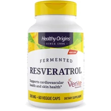Healthy Origins Natural Active Trans Resveratrol 300 mg Ресвератрол 60 капсул: Вид Неферментные