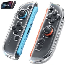 Аксессуар для приставок Прозрачный чехол JSAUX PC0119 для контроллеров Joy-Con Nintendo Switch 2: Совместимость Nintendo Switch 2