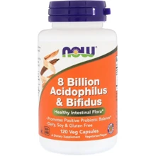 Now Foods 8 Billion Acidophilus & Bifidus, 120 Veg Capsules: Тип Пробиотики