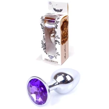 Анальная пробка Boss Series - Jewellery Silver PLUG Purple S (BS6400009): Для кого Унисекс