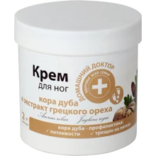 Домашній Лікар Крем для ніг кора дуба та екстракт волоських горіхів 250 ml: Призначення Смягчение, Тонизирование, От трещин