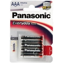 Panasonic AAA bat Alkaline 4шт Everyday Power (LR03REE/4BR): undefined undefined