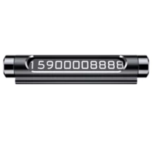 Парковочная табличка с номером телефона Baseus All Metal Temporary Parking Number Plate dual-number version Black ACNUM-C01: Производитель Baseus
