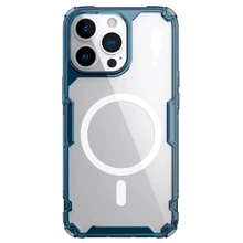 Чохол для iPhone Nillkin Nature Pro Magnetic Blue/Clear for iPhone 13 Pro Max: Колір синій