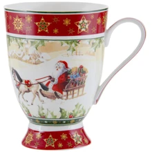 Кухоль Lefard Christmas collection 300 мл (986-079): Форма цилиндр