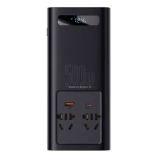 Автомобильный инвертор Baseus Super Si Inverter 500W (220V CN/EU) black (CGNB000101): Производитель Baseus
