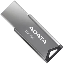 USB-флешка ADATA 32GB UV350 USB 3.2 Metallic (AUV350-32G-RBK): Стандарт USB USB 3.2