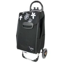 Сумка-тележка Aurora Canadese 78 Black/Flower (926841): Цвет черный