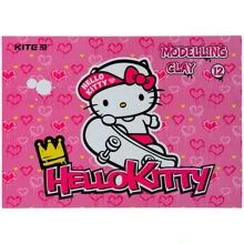 Пластилин восковой Kite Hello Kitty 12 цветов 240 г (HK22-1086): Производитель KITE
