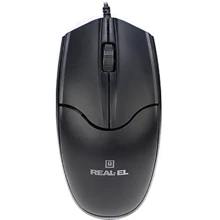 Мышь REAL-EL RM-410 Silent Black: Интерфейс подключения USB