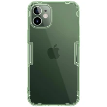 Чехол для iPhone Nillkin Nature TPU Dark Green for iPhone 12 mini: Цвет зеленый