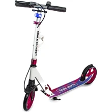 Самокат двухколесный Scale Sports SS-08. Pink. Ручной тормоз! Led-фонарик!: Количество колес 2