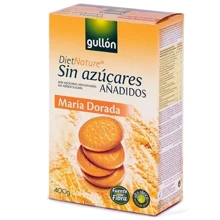Gullon Diet Nature Maria Dorada 400г без сахара (WT4547): Вес нетто 400 г