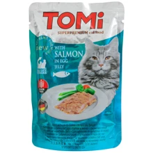 TOMi Salmon in egg jelly 0.1 кг: Тип Влажный корм