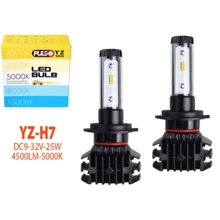 Лампы PULSO YZ/H7/LED-chips ZES-Philips/9-32v2*25w/4500Lm/3000-4300-5000-6500-10000K (YZ-H7): Цвет свечения Голубой