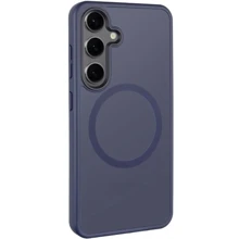 Чохол для телефона Mobile Case TPU+PC Металеві кнопки з MagSafe Colorful Navy Blue для Samsung S921 Galaxy S24: Сумісність Samsung S921 Galaxy S24