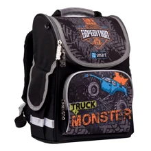Рюкзак школьный каркасный Smart PG-11 Monster Truck черный (557020): Возрастная группа от 6 до 10 лет