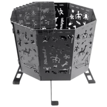 Гриль портативный раскладной Naturehike CNH22CJ036, сталь (6975641888871): Размер 40х36.8х35 см