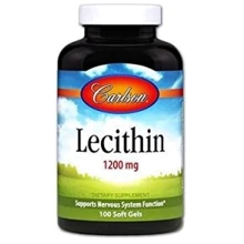 Carlson Labs Lecithin 100 Soft Gels Лецитин: Тип Лецитин