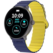 Смарт-годинник Canyon Jacky SW-69 Blue Yellow: Дисплей 1.3" LTPS (360x360)