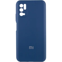 Чехол для телефонов Mobile Case Silicone Cover Shield Camera Navy Blue for Xiaomi Redmi Note 10 5G / Poco M3 Pro / Poco M3 Pro 5G: Совместимость Xiaomi Redmi Note 10 5G / Poco M3 Pro / Poco M3 Pro 5G